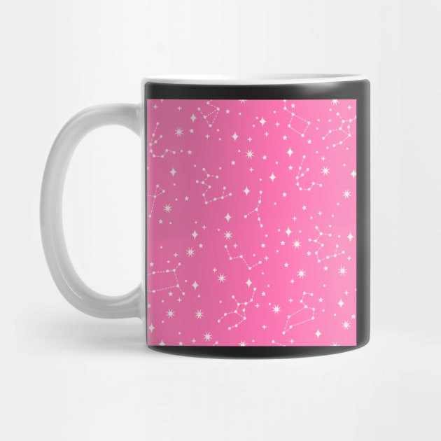 Hot Pink Constellations by latheandquill